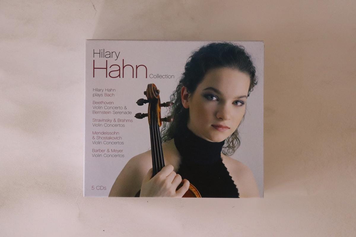 欧5CD Hilary Hahn, Bach, Beethoven, Brahms, Mendelssohn; Shostakovich Hilary Hahn Collection 88697306012 SONY CLASSICAL 5CD Hahn, Hilary Hilary Hahn Collection 88697306012 Sony