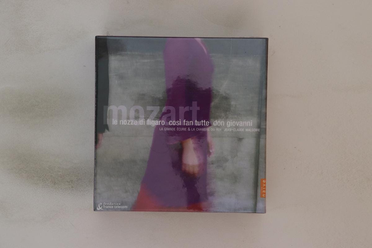 欧8CD La Grande Ecurie Et La Chambre Mozart Le Nozze Di Figaro, Cosi Fan Tutte, Don Giov E8904 NAIVE CLASSIQUE 未開封 /00540 8CD La Grande Ecurie Et La Chambre Mozart Le Nozze Di Figaro
