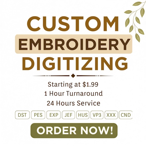 Custom Embroidery Digitizing, Logo Digitizing, Embroidery Digitizing Service, Image Digitizing Embroidery, Custom Digitize