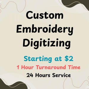 Custom Embroidery Digitizing, Logo Digitizing, Embroidery Digitizing Service, Image Digitizing Embroidery, Custom Digitize