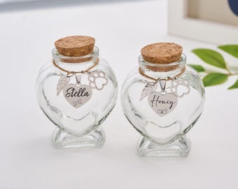 Aandenkenpot huisdierbont met portret, herdenkingspot huisdierhaar, aangepaste dierenhaar herdenkingspot, huisdier verlies cadeaus, gepersonaliseerde hond herinneringscadeau, herdenkingscadeaus hond kat