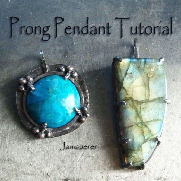 Tutorial Prong Set Stone Pendant