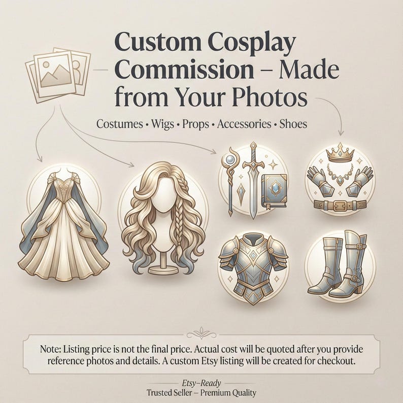 Custom Cosplay Costume Commission – Made to Order, From Your Photos - Etsy