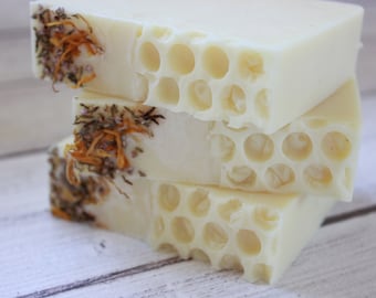 Handmade Wildflower Honey Soap: Natural Cleansing Bar Soap