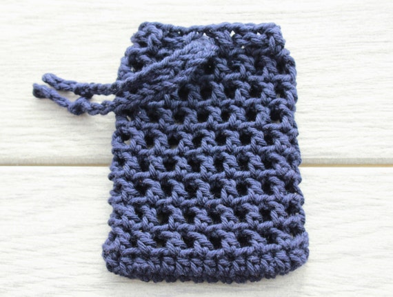 crochet soap pouch