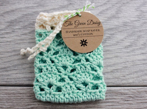 crochet soap pouch