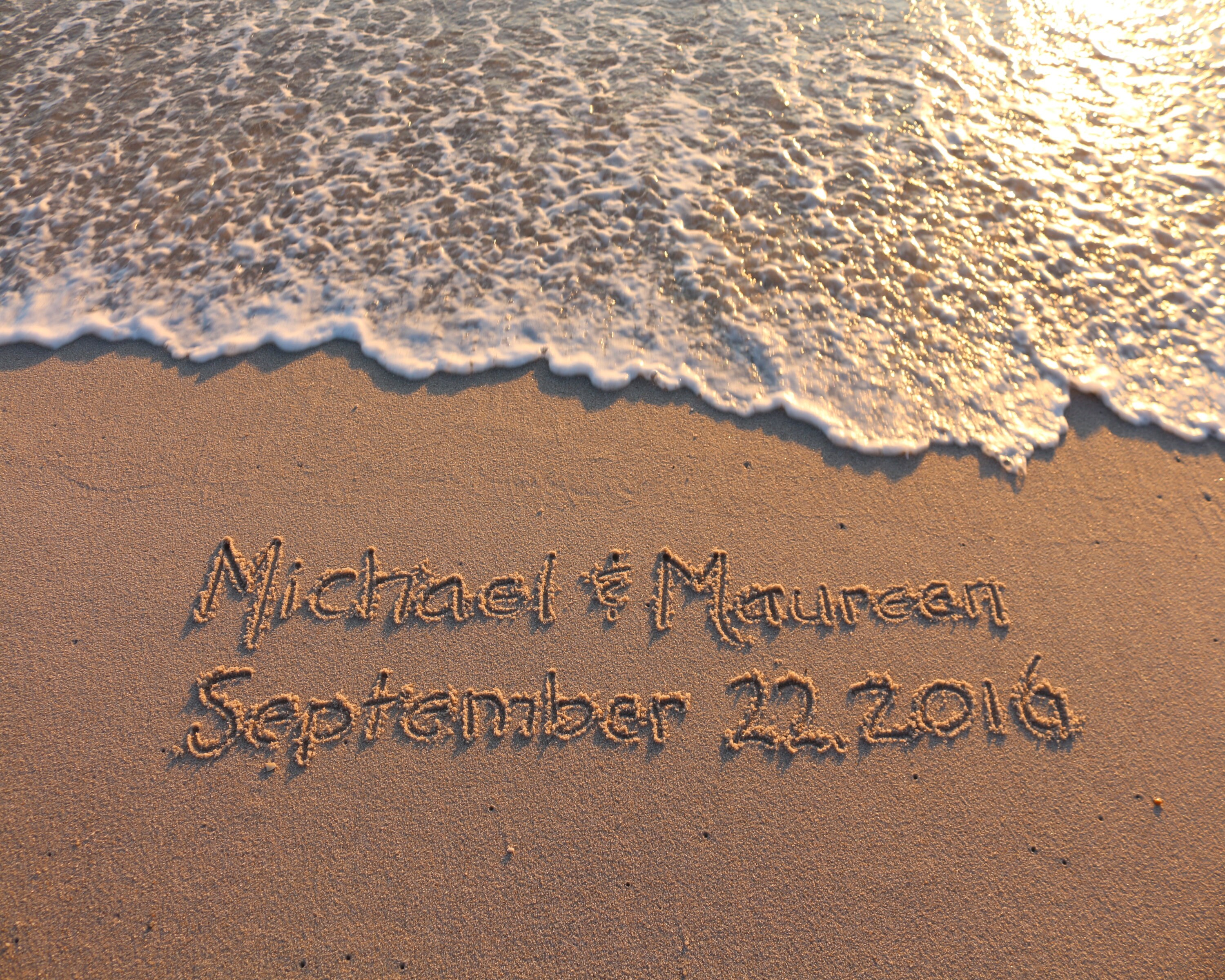 Beach Writing Names in the Sand Beach Photo Custom Beach Etsy