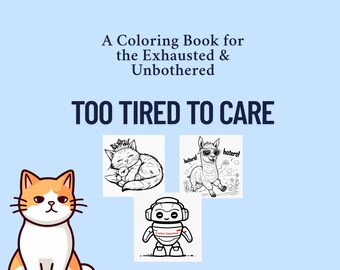 Colorami sopra, libro da colorare per adulti divertente e sarcastico, regalo stampabile per la cura di sé, libro umoristico antistress per adulti stanchi e mamme