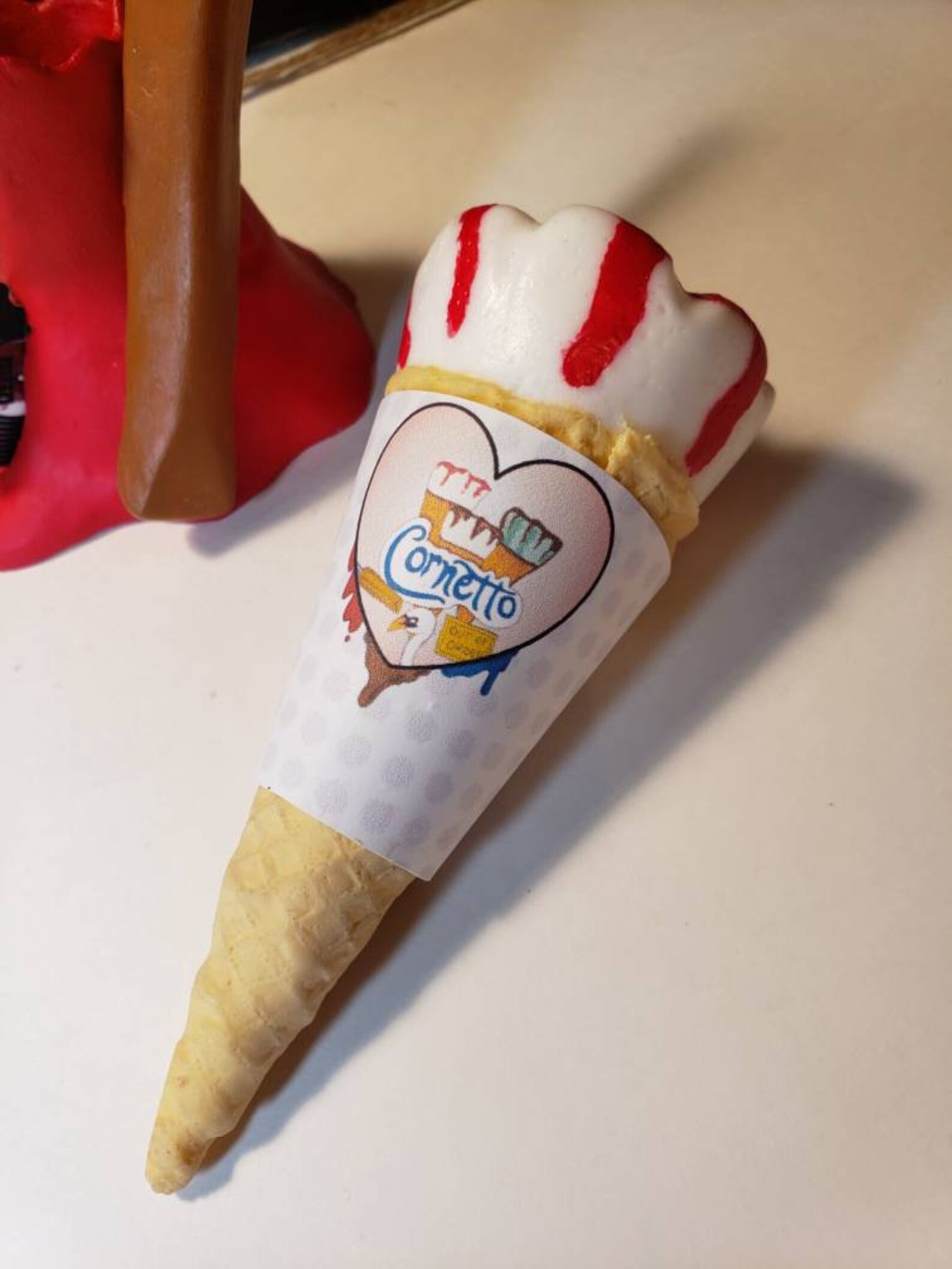 Shaun of the Dead Resin Ice Cream Cone Etsy