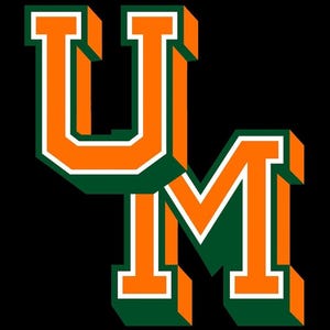 University of Miami Hurricanes Stickers, logo NCAA Sports Decals, College Team Logo Sticker , Basketball Fan Gift, Sports Memorabilia