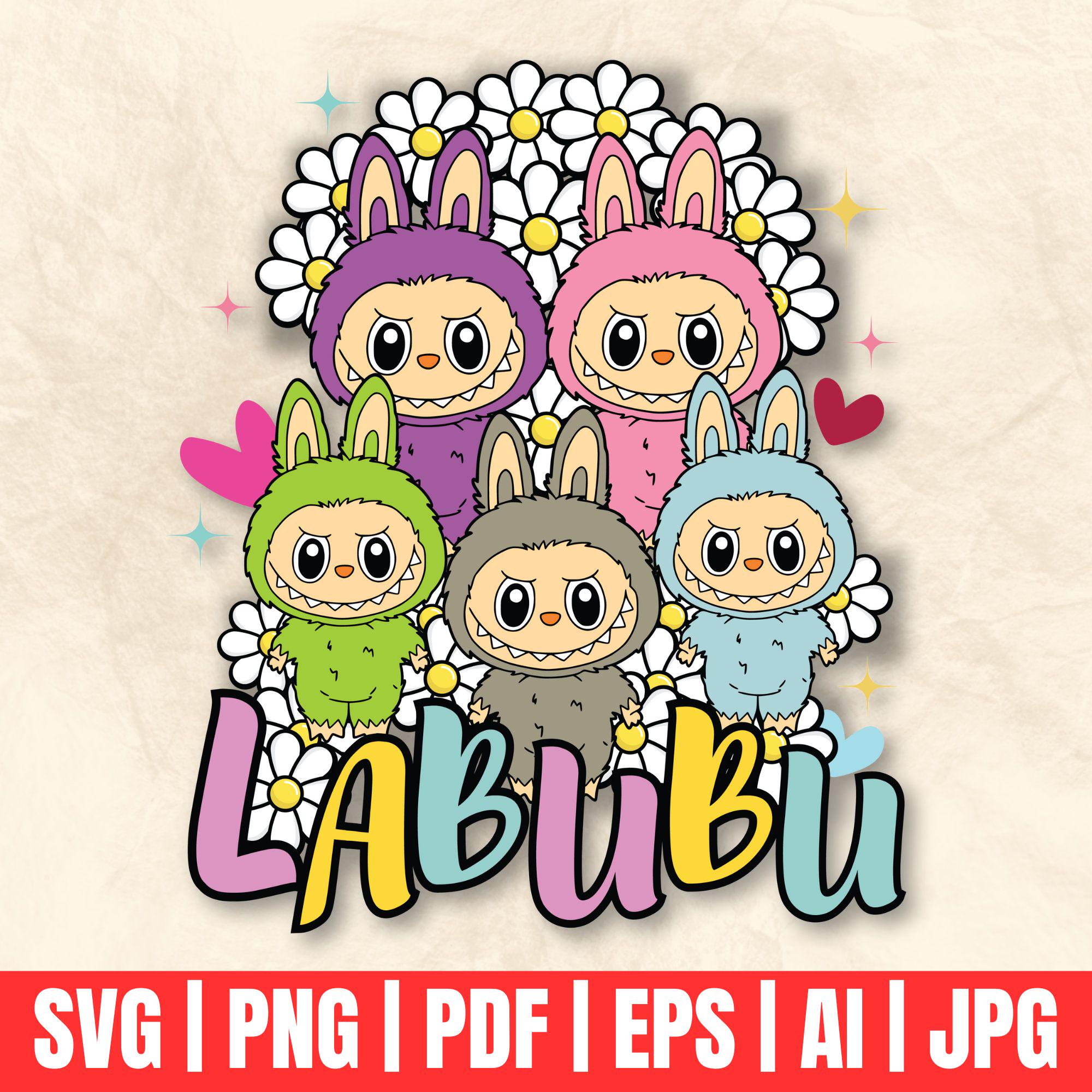 Labubu Designs Svg, Labubu Png, Labubuu Sublimation, T Shirt Design, Monster Characters, Svg Cut Files, Instant Download