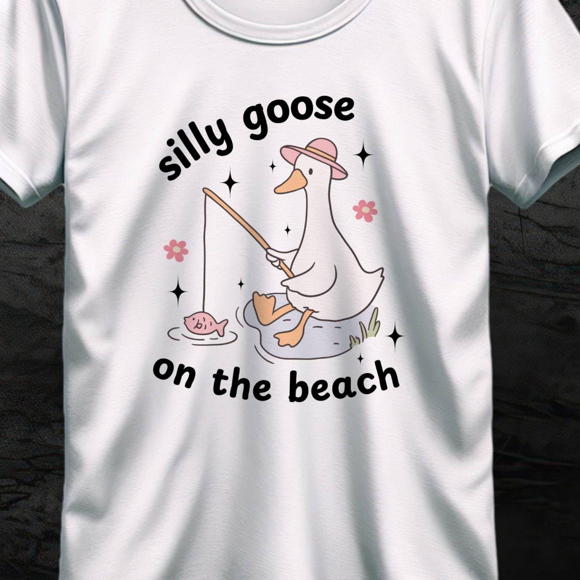 Funny Silly Goose SVG PNG Bundle, Retro Humor Designs (digital Download ...
