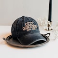 Embroidered Ozzy Osbourne Tribute Washed Hat, Rest In Power Cap, Prince of Darkness Memorial Hat, Rock Legend RIP Hat, Gothic Metal Legend product logo