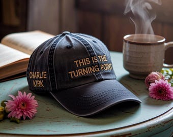 "Bestickte ""This Is The Turning Point"" Washed Cap - Politische Hut."