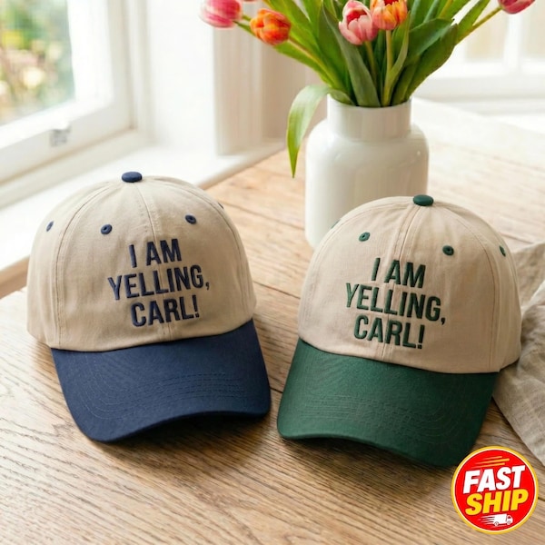 Embroidered I Am Yelling, Carl Color Hat, Princess Donut Dungeon Crawler Carl Fan Art
