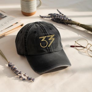 Embroidered Clair Obscur Expedition 33 Hat, Expedition 33 Cap, Clair Obscur Expedition 33 Hat, Game Hat, Father&#39;s day gift, 4th of July gift