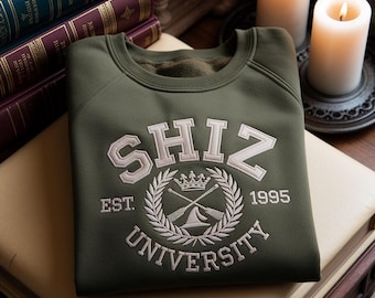 Besticktes Shiz College Sweatshirt: Musikalische Geschenkidee
