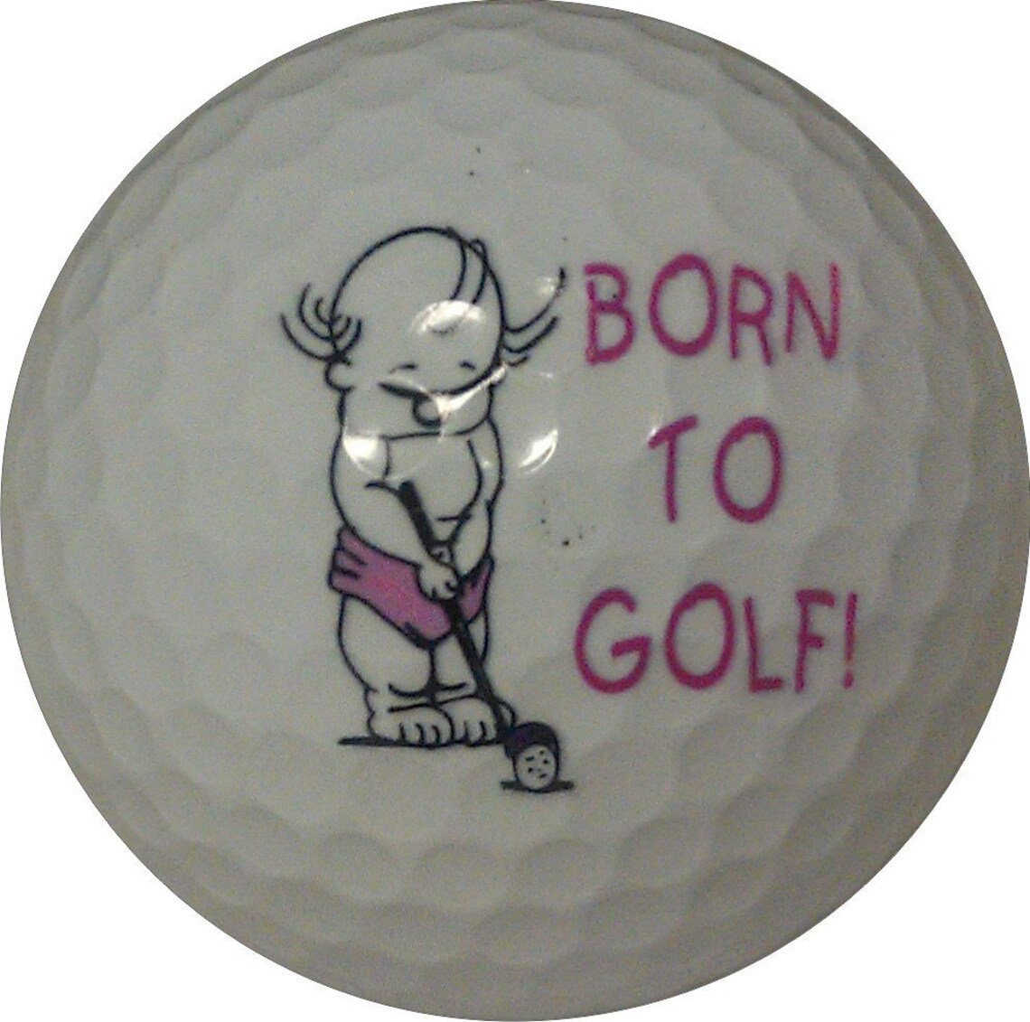 Birth Announcement Golf Balls It's a Girl Golf Ball Etsy