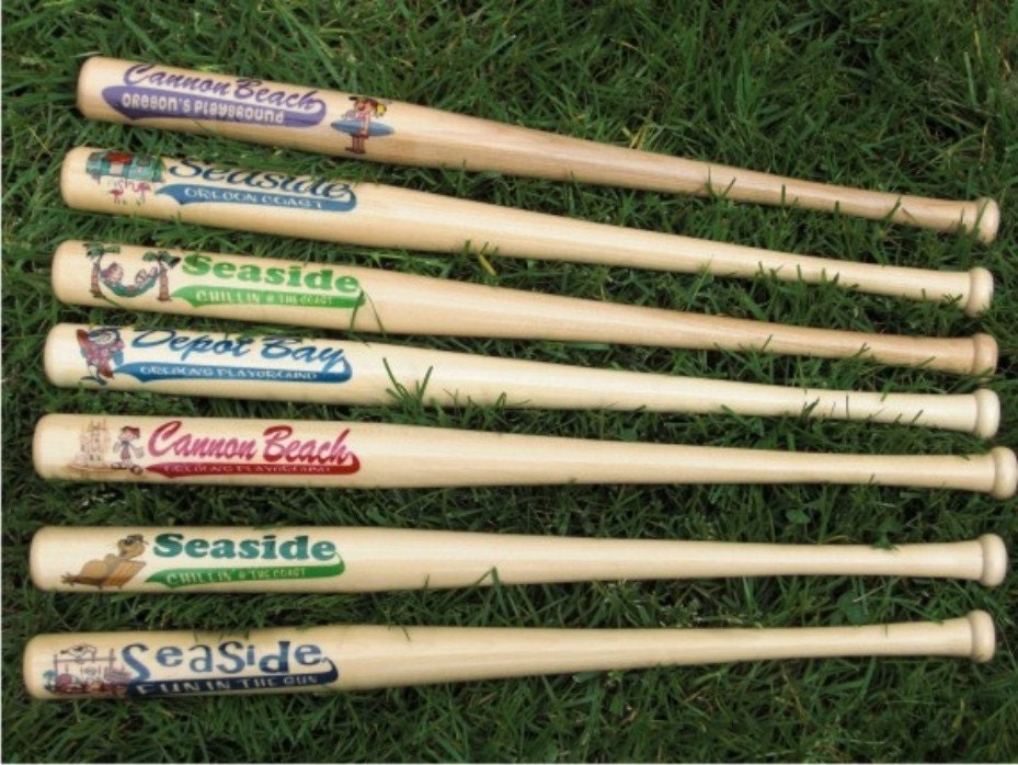 Personalized Mini Baseball Bats Full Color Souvenir Trophy Etsy