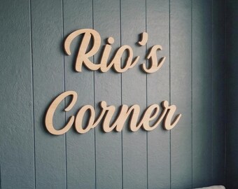 Custom Wood Sign: Personalized Nursery Decor, Name Sign, Custom Logo, Baby Shower Gift, Wall Art, Custom Sign, Party Sign, Custom Gift
