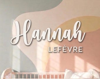 Custom Wood Sign: Personalized Nursery Decor, Name Sign, Custom Logo, Baby Shower Gift, Wall Art, Custom Sign, Party Sign, Custom Gift