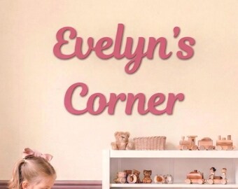 Custom Wood Sign: Personalized Nursery Decor, Name Sign, Custom Logo, Baby Shower Gift, Wall Art, Custom Sign, Party Sign, Custom Gift