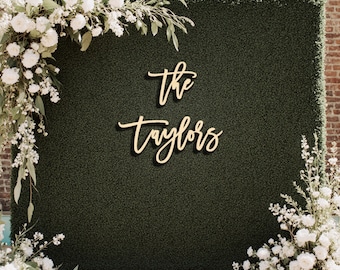 Letrero de boda de madera personalizado: Letrero personalizado, adorno de boda, decoración de fiesta, aniversario personalizado, boda personalizada, letrero de fiesta