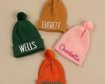 Personalized Baby Beanie: Custom Knit Name Hat