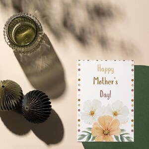 Printable Mother's Day Card, Mother's Day Card, Mother's Day Printable, Digital Mother’s Day card, Greeting card, Floral