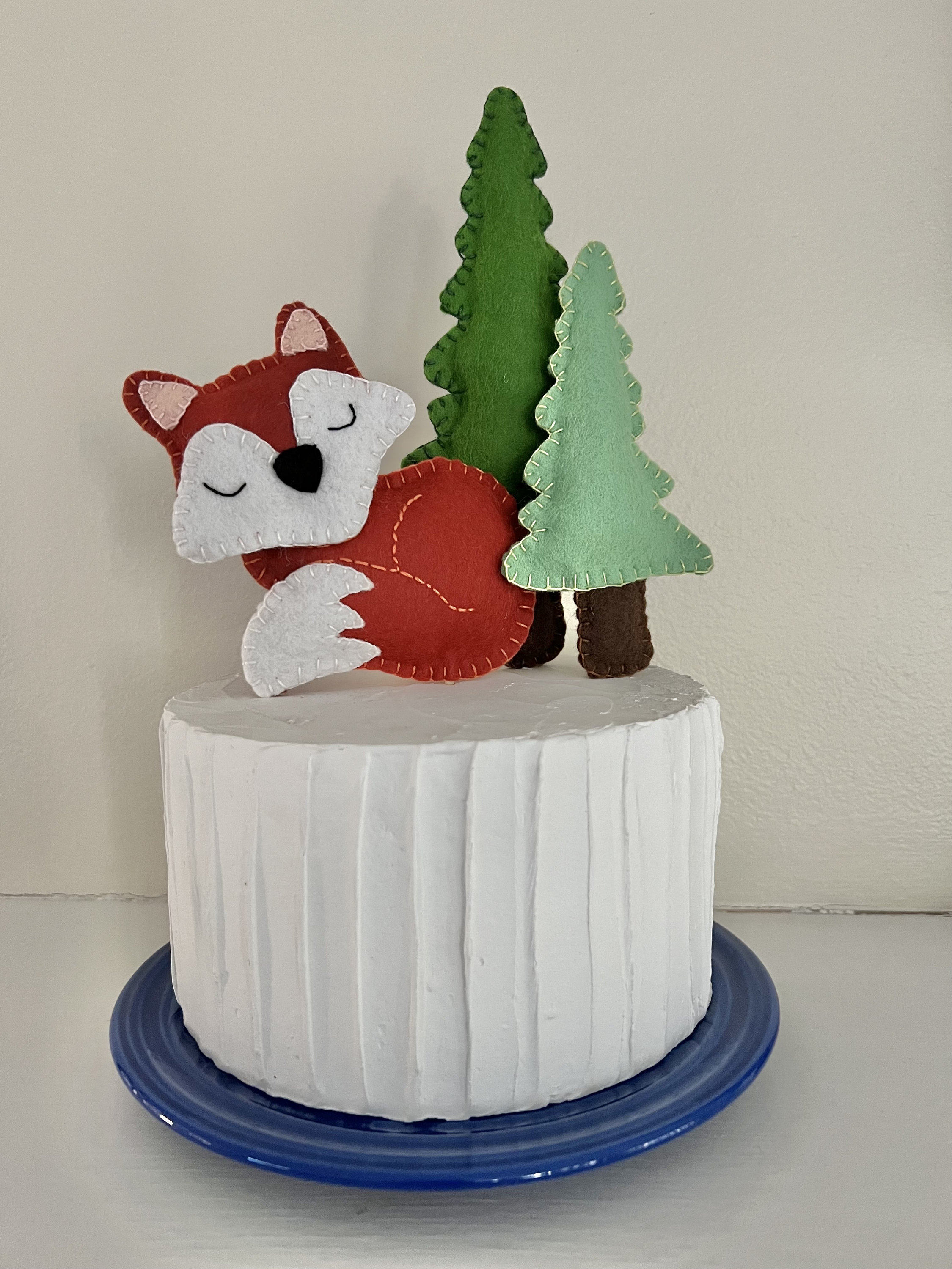 Fox Woodland Cake Topper Woodland Woods First Birthday Woodland Trees ...