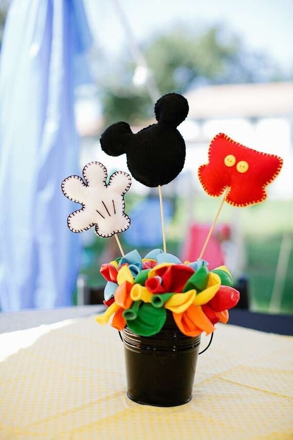 Mickey Mouse Clubhouse Themed Centerpiece Parts-Set of 3, As Seen On Catch My Party! Il_570xn