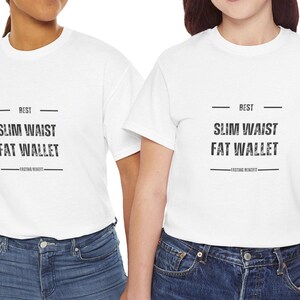 Camiseta engraçada com benefícios para o jejum, camiseta unissex de algodão pesado com cintura fina e bolsos largos, camiseta para jejum, camisetas engraçadas com citações sobre jejum intermitente