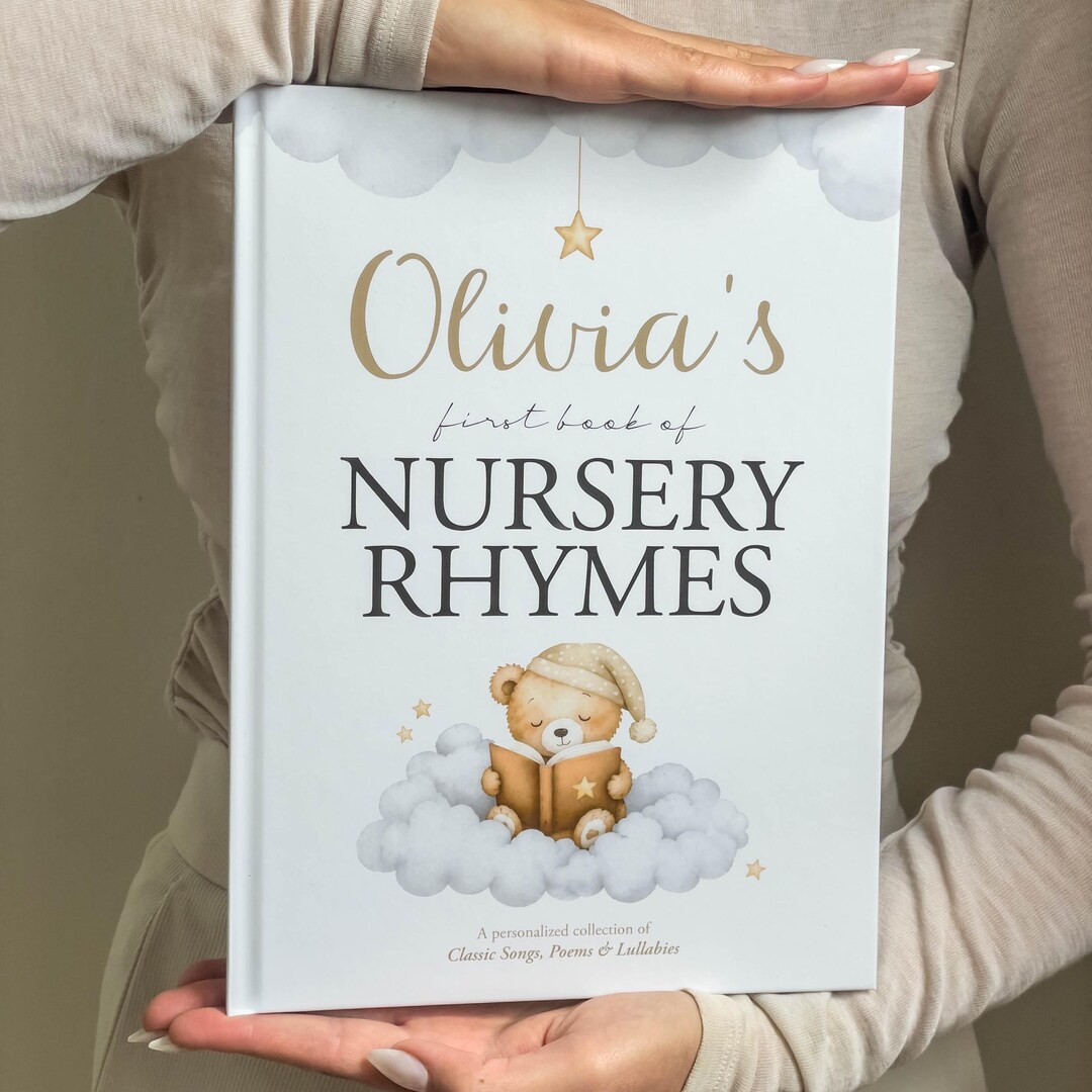 Personalized Nursery Rhymes Book for Baby – Custom Name Bedtime Story ...