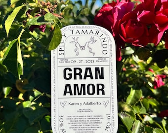 Pegatina personalizada para botella de Gran Malo para cualquier ocasión.