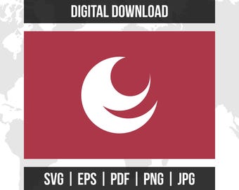 Hiroshima Flag | Japan Prefectural Flag | Svg Eps Pdf Png Jpg