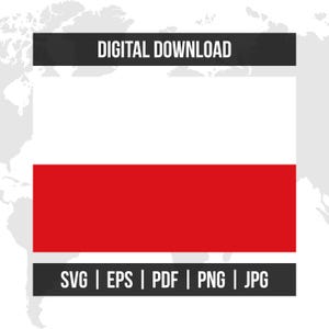Upper Austria Flag | State Flag | Printable Vector Files | Digital Download