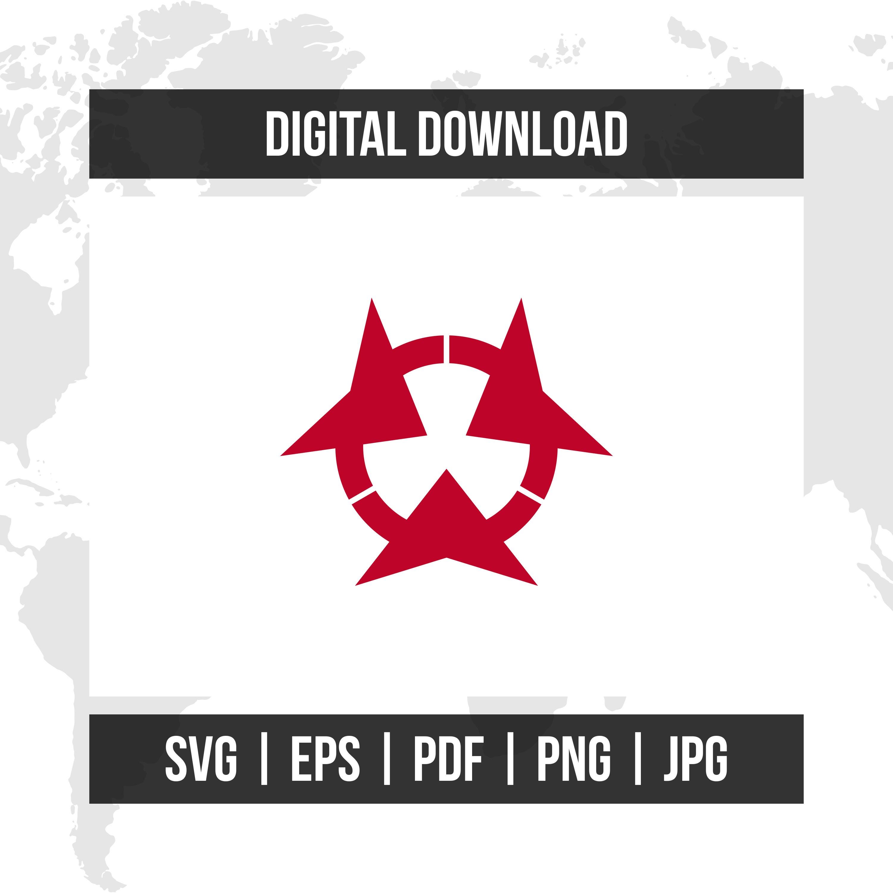 大分県旗 | 日本県旗 | svg eps pdf png jpg | 高品質ベクターデジタル
