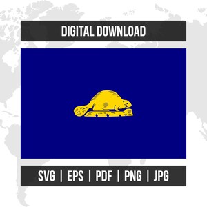 Oregon Flag (Reverse) | State Flag | svg eps pdf png jpg | High-Quality Vector Digital Download