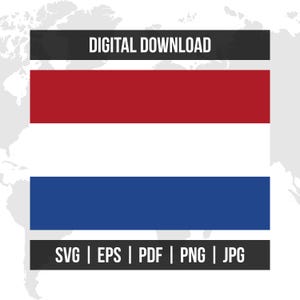 Netherlands Flag | National Flag | svg eps pdf png jpg | High-Quality Vector Digital Download