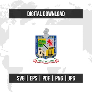 Nuevo León Flag | State Flag | svg eps pdf png jpg | High-Quality Vector Digital Download