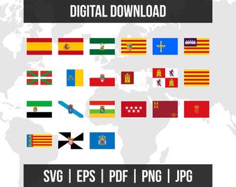 European Nations Flag Poster.  World Flags Poster