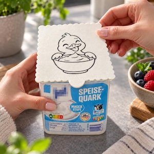 Deckel für speisequark
