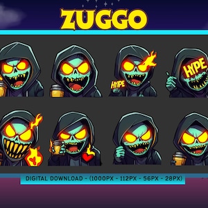 Zuggo Emote Pack – Funny & Cute Emotes for Twitch, Discord, and YouTube