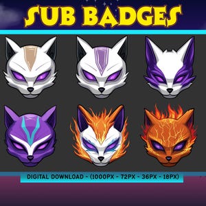 Stream Badges | Twitch Sub Badges | Cute Sub Badges | Cheer Badges | Bit Badges | Discord Roles