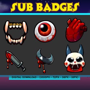 Twitch Stream Badges | Cute Sub Badges | Bit Badges | Cheer Badges | Channel Points | Discord Roles