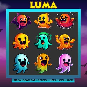 Chibi Twitch Emotes Pack, Pastel Streamer Emotes, Digital Download