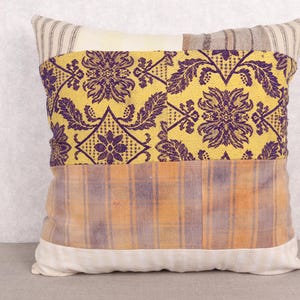 Kilim Pillow, Turkish Kilim Pillow, 28x28 Antique Pillows, Throw