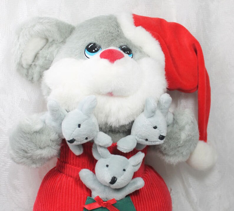 stuffed christmas mouse
