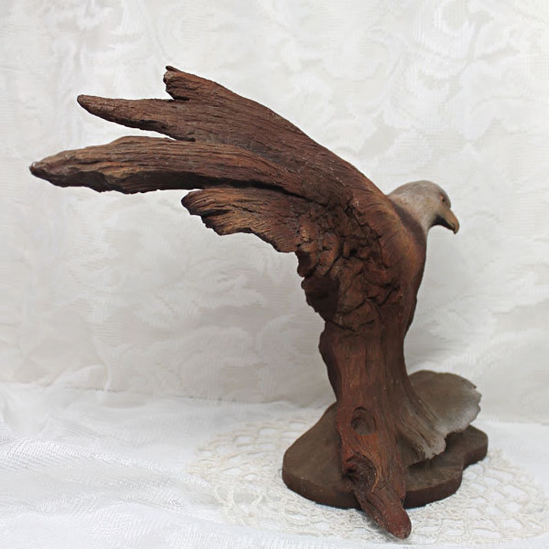 large resin eagle statues