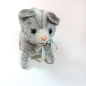 Animated Kitten Toy, Vintage Mechanical Cat Toy